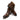 Men's Burnished Handmade Cap Toe Lace Up Perforated Ankle Boots