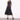 Sheepskin Sleeveless High Waist O-Neck Umbrella Skirt Long Dress for Women