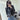 Women's Natural Leather Loose Zipper Wide Lapel Short Jacket