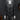 Minimal Winter Fashion 90% White Duck Down Black Sewn Pattern Coat