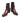 Men's Party Punk Style Snakeskin Chain Buckles Zip Block Heel Ankle Boots