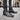 Men's Western Style Belt Buckle Pointed Toe Soft Leather Ankle Boots