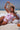 All Over Floral Print Halter Push Up Backless High Cut Thong Bikini Set Swimsuit