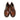 Men's British Style Vintage Hand-Rubbed Leather Round Toe Casual Dress Shoes