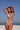Multicolor Print 3 Piece Strapped Backless Bra High Cut Thong Skirt Swimwear Set