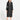 Women's Streetwear Lapel Metal Button Decor Sheepskin Long Slim Trench Coat