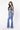 European American Style Women's High Waist Skinny Hip Lifting Bootcut Jeans
