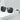 Metal Square Frame Vintage Punk Style Outdoor Pilot Sunglasses for Women