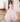 Women's Pink A-line Shawl Rhinestone Evening Party Prom Gown