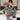 Spring Autumn Black Thin Polyester Ice Silk Long-sleeved Sleepwear Pajama Set for Men