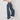 Women's American Street Fashion Wide Leg Loose Heavy Ripped Denim Jeans Pants