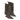 Women's Synthetic Leather Pointed Toe Slip-on Unique Wedges Boots