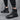 Handmade Genuine Leather Retro Fashion Buckle Zip Casual Motorcycle Riding Boots