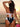 Women's Black White Hollow Tied Halter Backless Push Up Monokini Swimwear