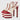 Sexy Red White Club Party Style Riveted High Heels Platform Pumps for Women