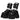 Women's Punk Party Street Style Thick Sole Belt Buckle Rivet Round Toe Motorcycle Boots