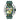 Men's Chronograph 50MM Tonneau Luminous Fluororubber Strap Triple Window Watch