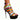 Women's Colorful Satin Patchwork Peep Toe Back Zipper Platform High Heels Sandals