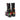 Men's  Handmade Leather Mix Color 6.5cm High Heels Cowboy Style Short Boots