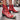 Men's Leather Metal Pointed Toe Rivets Height Increasing Dress Boots