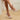 Women's Solid Round Toe Back Elastic Band Slip-on Cross-tied Stilettos Pumps