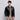 Genuine Leather Crocodile Skin Pocket Black Zipper Jacket for Men