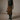 Spring Autumn Fashion Vintage Style Goatskin Suede Front Split Skirts for Women