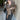 Women's Sheepskin Heavy Industry Retro Zipper Belt Motorcycle Autumn Jacket