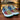 Multicolor Luofei Fish Skin Patchwork Pattern Genuine Leather Men's Sneakers