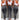 Women's Casual Fashion High Rise Slim Stretch Jeans Pants with Tassel Belt