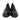 Men's British Three Joint Carved Casual Leather Shoes with Thick Sole