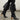 Retro Bohemian Square Toe Turned-over-Edges Wooden Heels Slip-on Boots