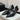 Women's Black 5cm High Heels Pointed Toe Slingbacks Suede Leather Runway Shoes