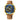Leather Military Sports Dual Display Chronograph Waterproof Quartz Watch
