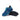 Men's Ocean Blue Crocodile Skin Genuine Leather Lace-up Casual Sneakers