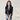 Genuine Leather Loose Style Big Pocket Slim Waist Short Blazer Jacket for Women