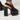 Women's Rivet Platform High Heels Back Strap Chunky Heel Peep Toe Sandals