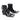 Autumn Fashion Men's High Heel Genuine Leather Buckle Boots with Iron Square Toe