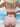 Women's Vintage Floral Cross Push Up Bra Drawstring Side High Waist Swimsuit