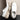 Simple Solid Color Daily Leisure Style Round Toe Zipper Platform Men's Casual Shoes
