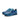 Men's Ocean Blue Crocodile Skin Genuine Leather Lace-up Casual Sneakers