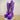 Women's Purple Round Toe Wedge Platform Belt Buckle Motorcycle Stage Party Boots