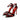 Women's Pointed Open Toe Slim Heeled Pumps with Single Buckle