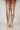 Women's Peep Toe High Heel Rose Gold Lace-up Thigh High Pumps