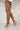 Women's Peep Toe High Heel Rose Gold Lace-up Thigh High Pumps